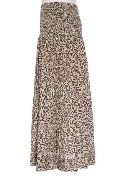 STELLA + GEMMA (BN) Mint animal print midi skirt! 8-10