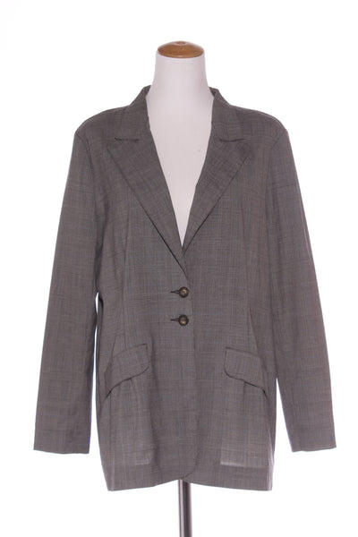 REPERTOIRE (NZ) "Darcy" wool blend plaid jacket! 16