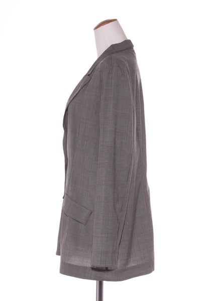 REPERTOIRE (NZ) "Darcy" wool blend plaid jacket! 16