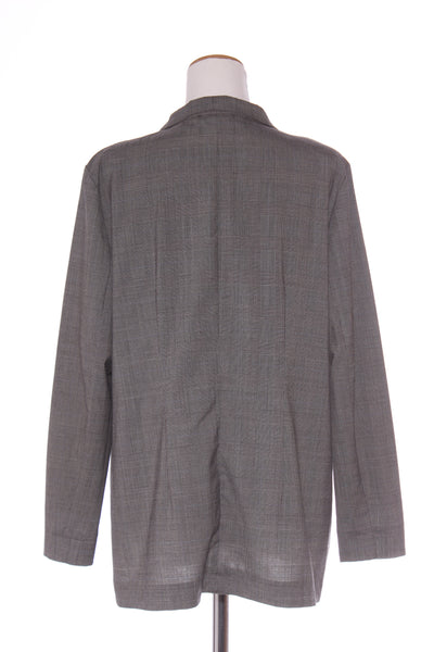 REPERTOIRE (NZ) "Darcy" wool blend plaid jacket! 16