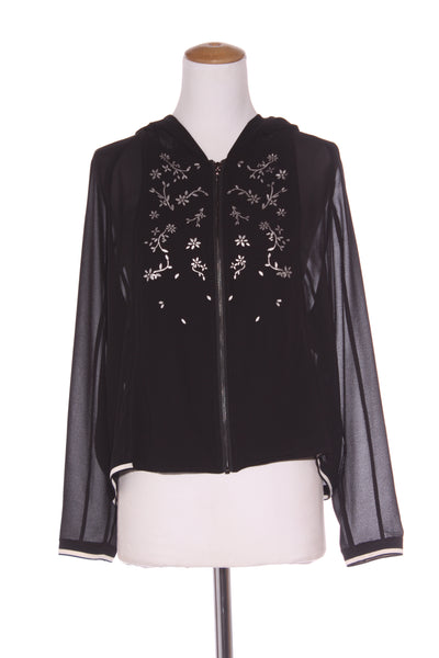 VERGE "Textile" hooded chiffon jacket! 14