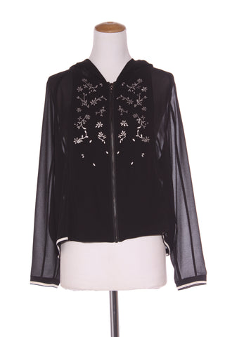 VERGE "Textile" hooded chiffon jacket! 14