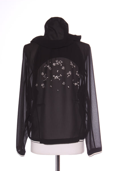 VERGE "Textile" hooded chiffon jacket! 14