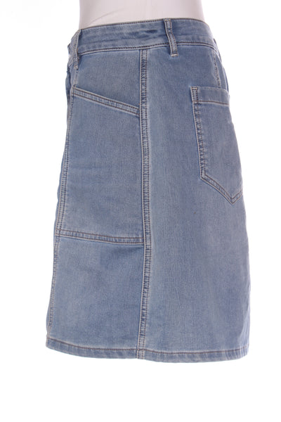 JUST JEANS "Amaze knit" denim mini skirt! 14