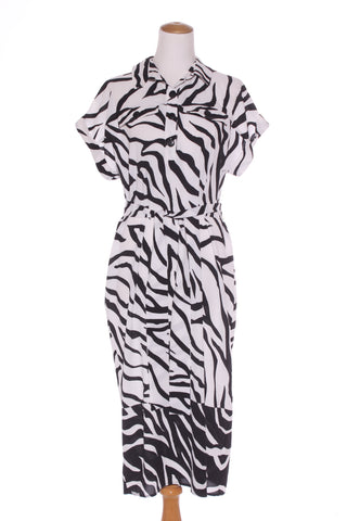 ROMAN - Zebra print midi dress! 14