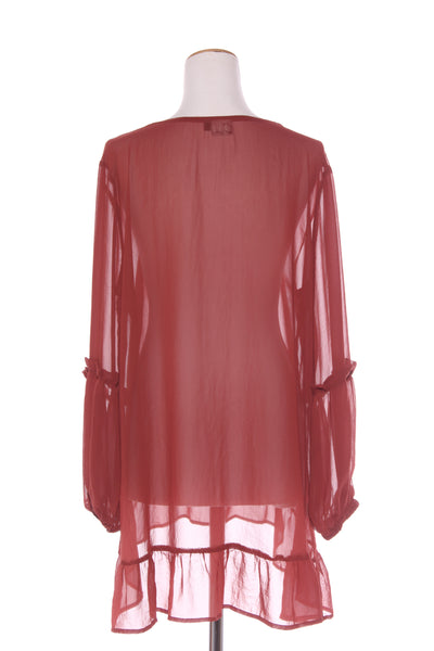 CASHEWS (NZ) Billow sleeve chiffon tunic! 14