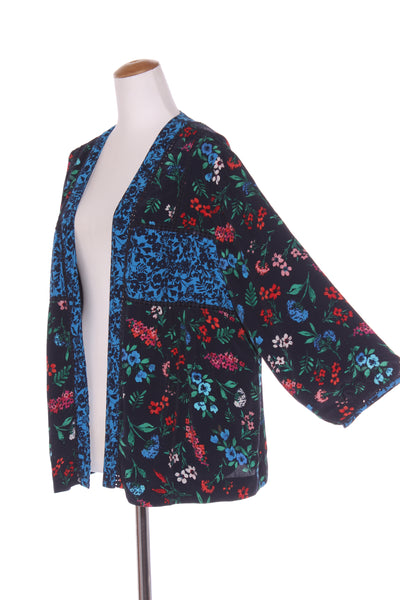 MONSOON  - Midnight floral viscose jacket! 18-22