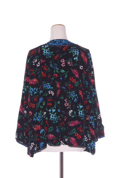 MONSOON  - Midnight floral viscose jacket! 18-22