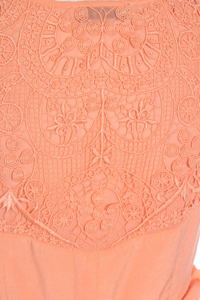 KATHERINE - Broderie detail silk dress! 10