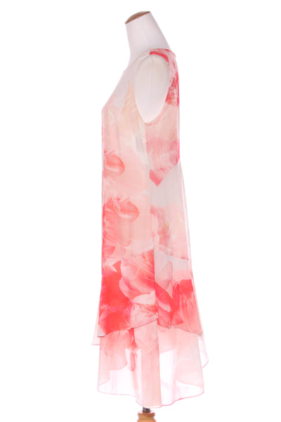 H By Harlow - Tangerine floral ruffle dress! 14