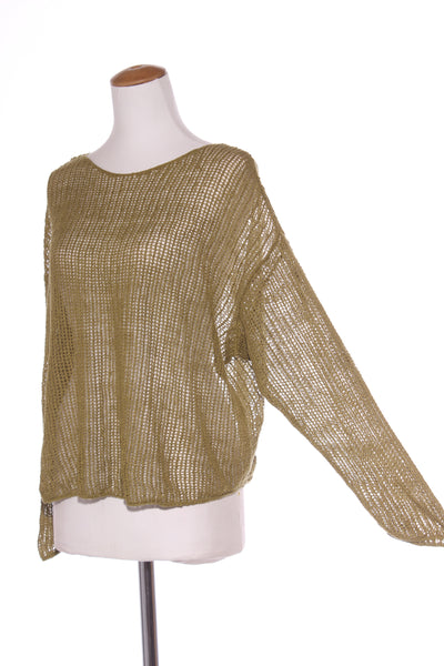 ELEMENTARY by MAX- Linen meshknit sweater! 14