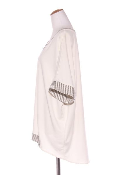 MI MOSO - Stripe knit hem oversized top! 18