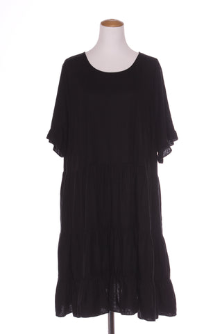WILD CHILD - Tiered ruffle sleeve linen dress! 20