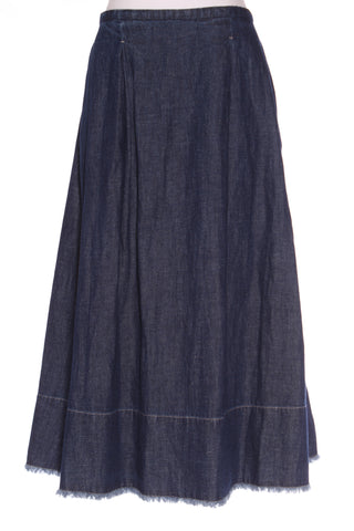 POL - Pleated denim midi skirt! 16
