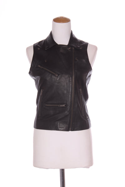 FEDERATION - Soft leather biker vest! 8