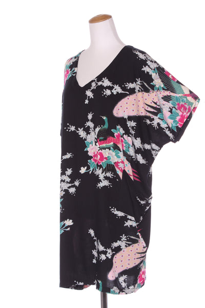 FREEZ - Floral peacock print dress! 16