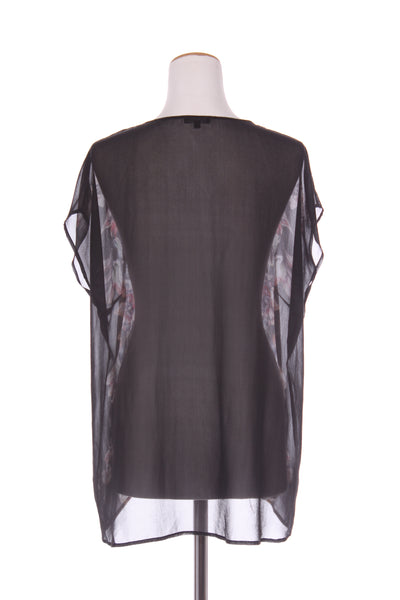 STORM - Floral print silk chiffon top! 14