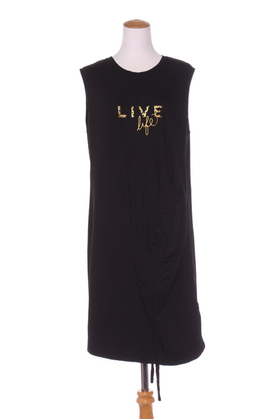 ZAFINA "Live life" print gathered dress! 14