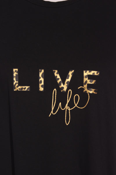 ZAFINA "Live life" print gathered dress! 14