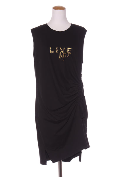 ZAFINA "Live life" print gathered dress! 14
