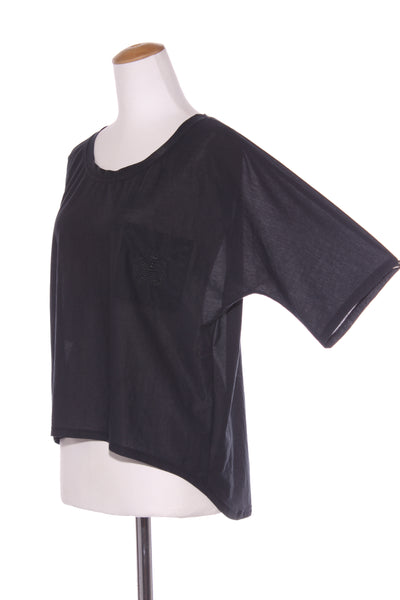 MOSS (LN) Bee embroidered tee - Navy! 14