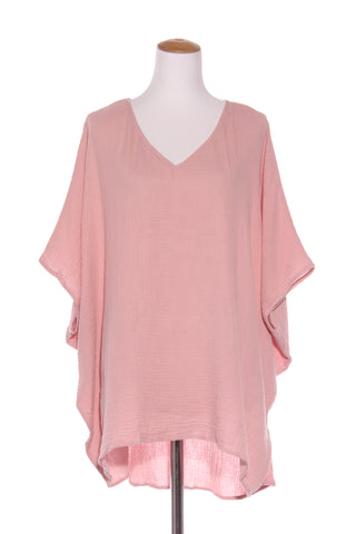 LA MODE - Waffle cotton boxy fit top! 14-18