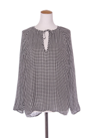 THING THING - Gingham rayon L/S top! 10-12