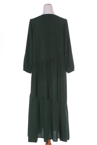 RICOCHET (NZ) Alexey tiered maxi dress - Forest! 10-12