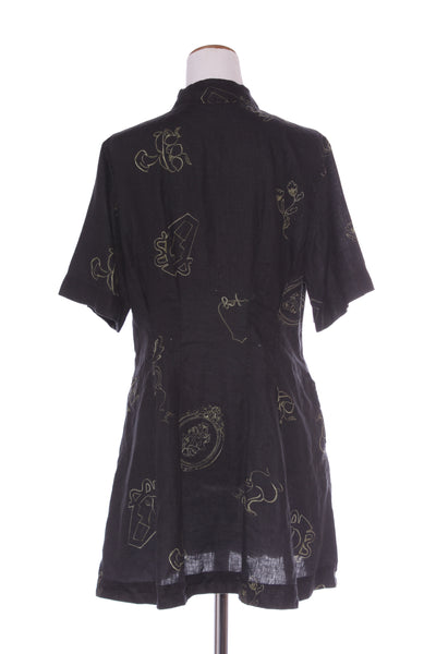 JAG - Darted waist linen tunic shirt dress! 14