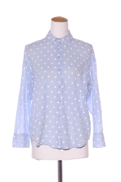 ZARA - Spot embroidered cotton voile shirt! 12