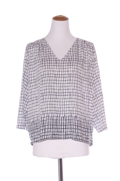 TRENERY - Silky modal check print top! 12