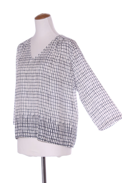 TRENERY - Silky modal check print top! 12