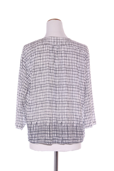 TRENERY - Silky modal check print top! 12