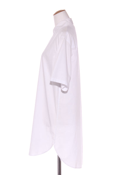 ASSEMBLY LABEL (LN) White cotton oversized shirt dress! 8-10