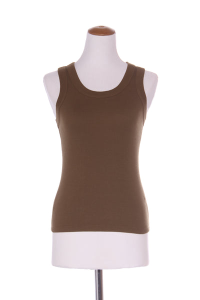 ASSEMBLY LABEL (LN) Organic cotton rib knit tank - Khaki! 8
