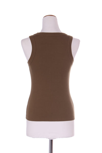 ASSEMBLY LABEL (LN) Organic cotton rib knit tank - Khaki! 8