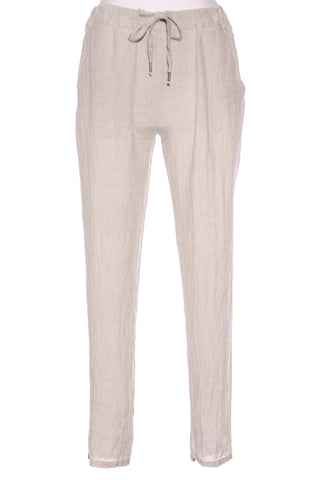 LOVE FROM ITALY (ITA) Linen pant - Oatmeal! 12