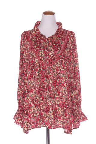EB & IVE (LN) "Rose ditsy" ruffle collar blouse! 16
