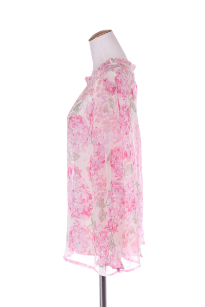 URBAN - Hydrangea print crinkle blouse! 18