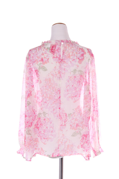 URBAN - Hydrangea print crinkle blouse! 18
