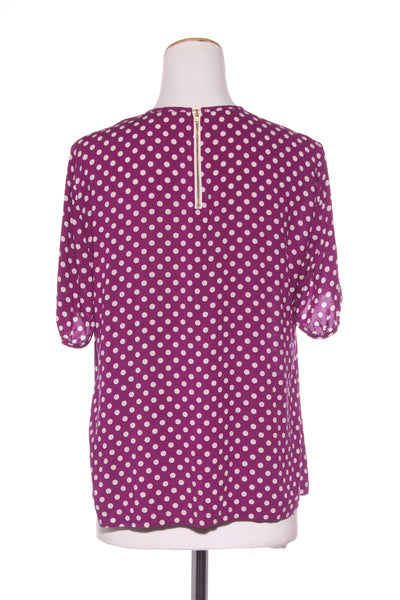 KATE SYLVESTER (NZ) Purple polka dot top! 14