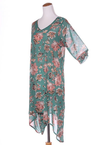 KILT - Green floral reversible dress! 12