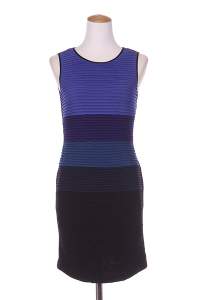 CALVIN KLIEN - Colour block pleat detail dress! 10