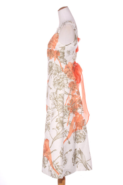 LEO LIN (LN) Embroidered floral tie back dress! 8