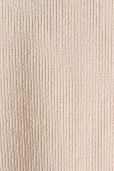 I LOVE UGLY - Textured cream structured top! 14-16