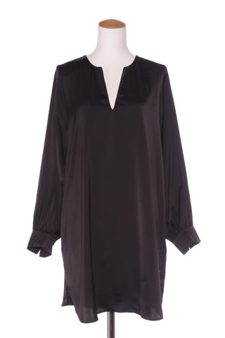 H&M (BN) Black satin dress! 10-12