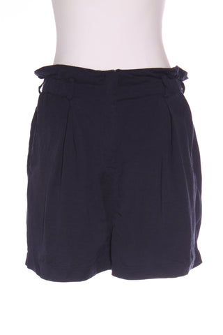 FRENCH CONNECTION - Navy linen paperbag shorts! 14