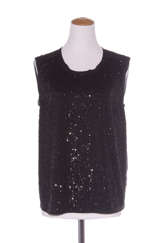 TUESDAY - Sequin panel sleeveless top! 14