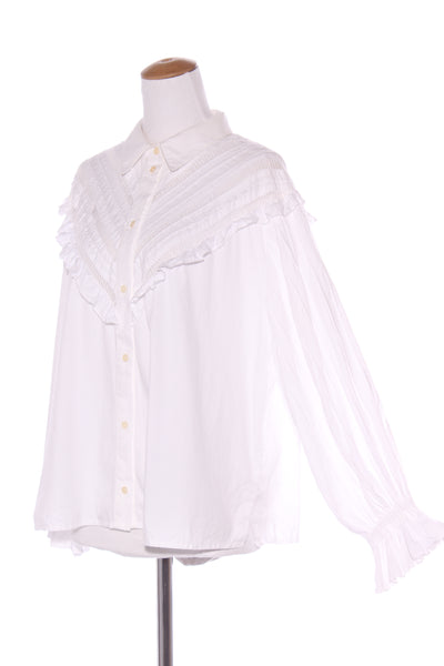 KAREN WALKER - Organic cotton ruffle button up blouse! 16