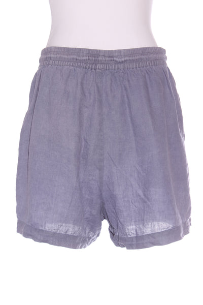 ASSEMBLY LABEL - Steel blue linen shorts! 14